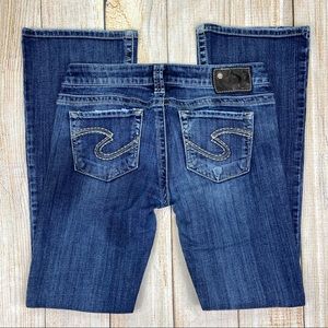 SILVER JEANS Blue Tuesday Bootcut Denim Jeans